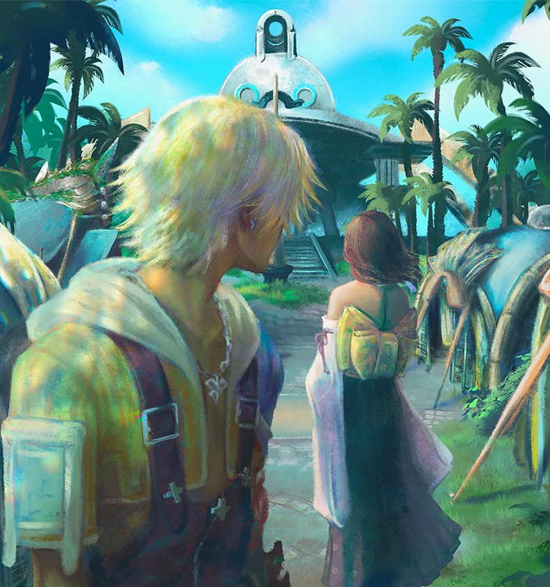 While trying to leave Besaid, Tidus looks behind him to see Yuna staring off into the distance. He wonders why she looks so wistful and solemn. It's just a boat trip... right?